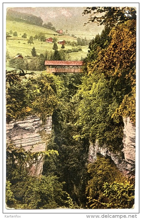 Melchaabrücke Bei Kerns, 14.8.1912, Brücke, Sachseln - Kerns