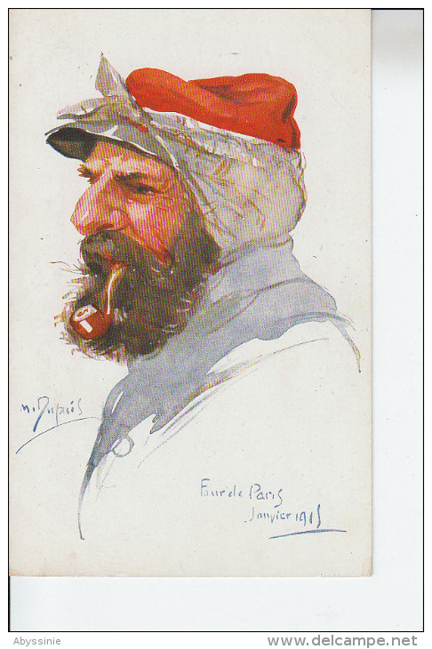 NOS POILUS - Nr 9 - Illustrateur DUPUIS EMILE - Four De Paris - Janvier 1915 - D18 Mil 39 - Dupuis, Emile