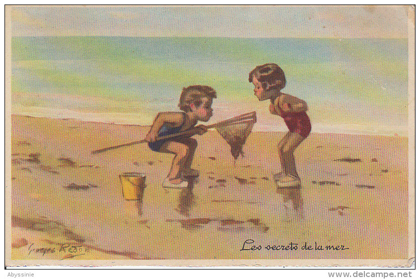 Cpa Illustrée Par GEORGES REDON - Les Secrets De La Mer - D19 62 - Redon