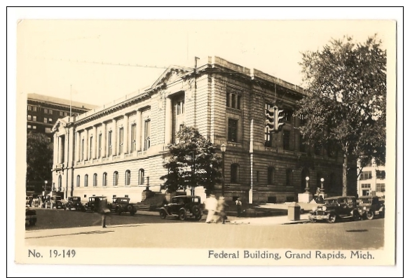 Federal Building-Grand Rapids Michigan RPPC - Grand Rapids