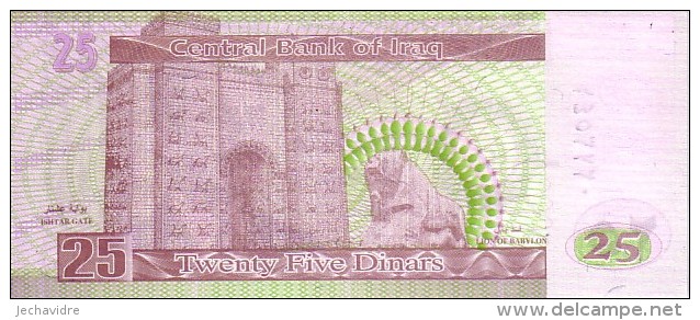 IRAQ  25  Dinars  Emission De 2001  Pick 86  ***** BILLET  NEUF ***** - Iraq