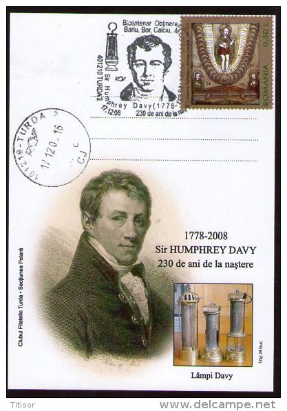 Sir Humphrey Davy 230 Years. - Chimie