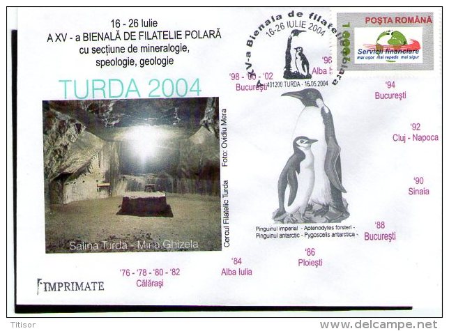 Biennial Polar Exhibition XV. Turda May 2004. (Turda Salt Mine - Imperial Penguin). - Events & Commemorations
