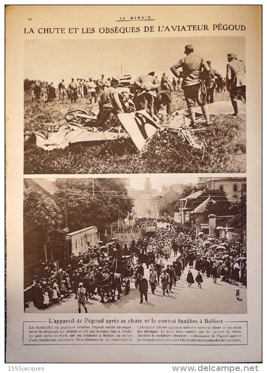 LE MIROIR N° 95 / 19-09-1915 ALGÉRIE ANFA AUVE TRANCHÉES VARSOVIE CANON DE 155 GALLIPOLI HUSSARD AVIATEUR PÉGOUD BARCY
