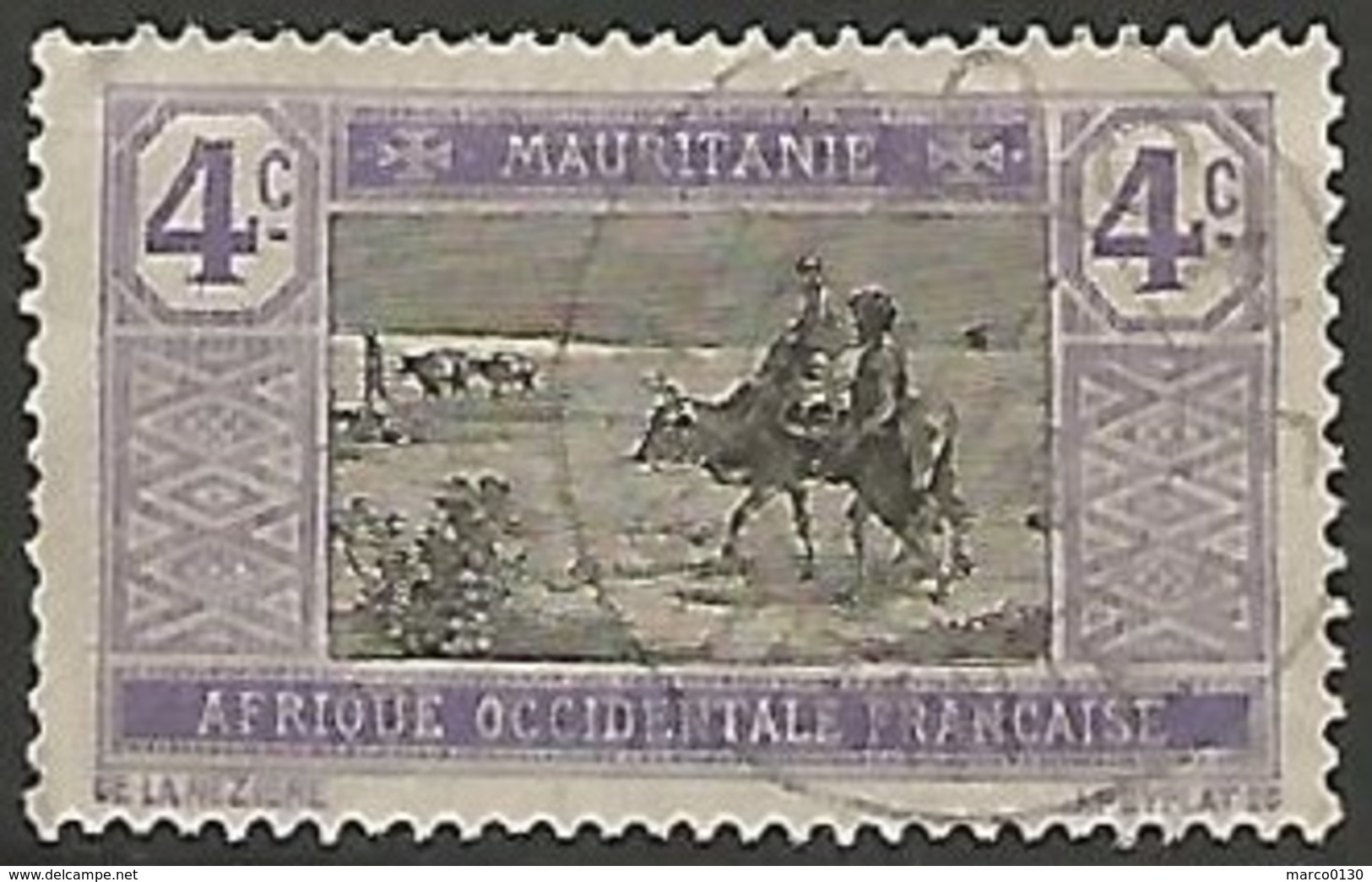 MAURITANIE N° 19 OBLITERE - Used Stamps