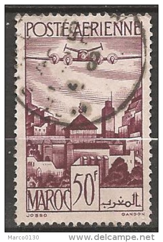 MAROC POSTE AERIENNE N° 62 OBLITERE - Aéreo