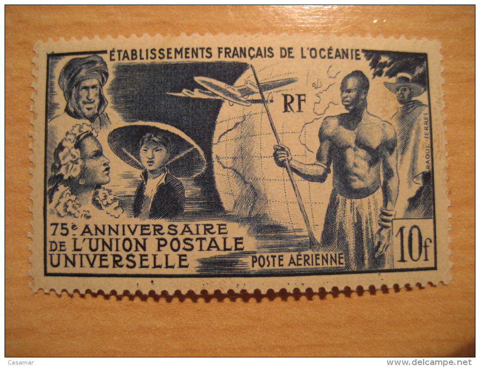 OCEANIE Oceania Yvert Air 29 * Hinged (Aprox. Cat. 15,25 Eur) UPU Set French Colonies - 1949 75e Anniversaire De L'UPU