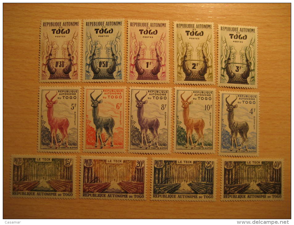 TOGO Yvert 261/74 * Hinged (Aprox. Cat. 10 Eur) Set French Colonies - Nuevos