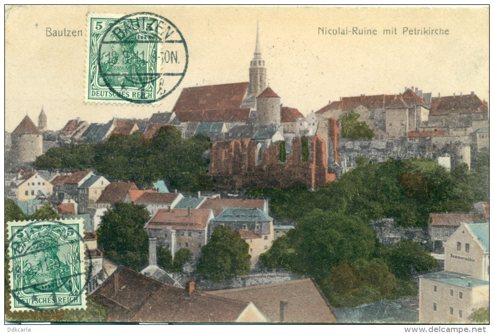 Bautzen - Nicolai-Ruine Mit Petrikirche - Bautzen