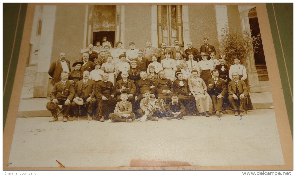 1912, Photo Souvenir Du Pélerinage à Lourdes, Famille Charlier/Goffart, Seraing - Miraculé De Lourdes - Non Classificati