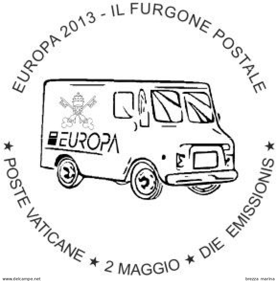 VATICANO - 2013 - Nuovo - Europa - 0,85 € - Furgone Postale E Globo Stilizzati - Quartina - Nuovi