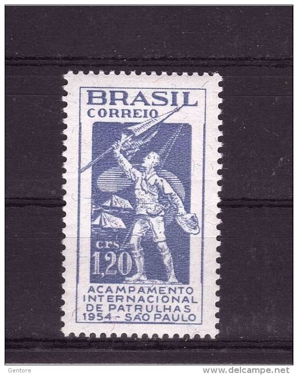 BRAZIL 1954  Jamboree San Paolo Yvert Cat N° 574 Mint Hinged - Other & Unclassified