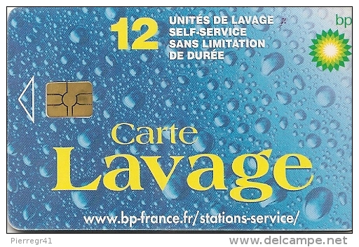 CARTE-PUCE-GEM 6--LAVAGE-BP-12-UNITES-TB E - Lavage Auto