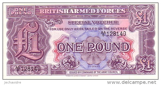 ROYAUME UNI    1 Pound British Armed Forces  Emission De 1948  Pick M22a      ***** BILLET  NEUF ***** - British Troepen & Speciale Documenten