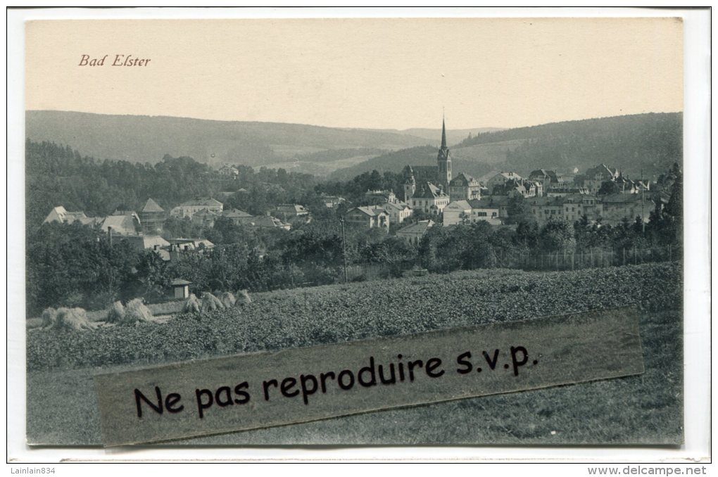 - Bad Elster - Panorama, Splendide, Non écrite, Ancienne, TTBE, Scans. - Bad Elster