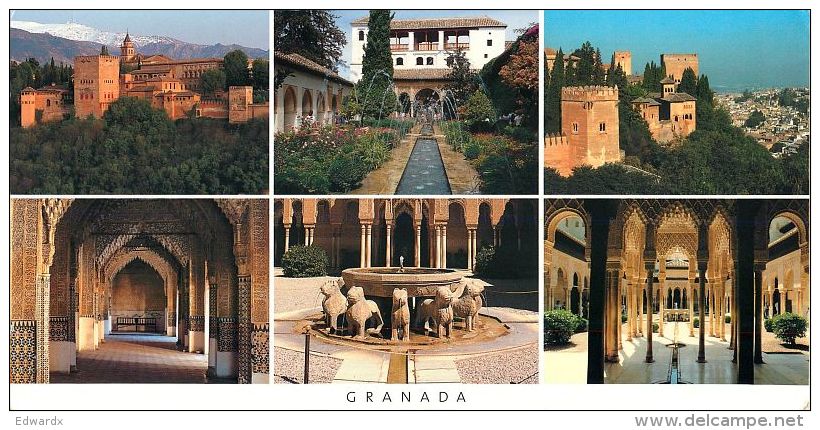 Alhambra Granada Spain Postcard - Granada