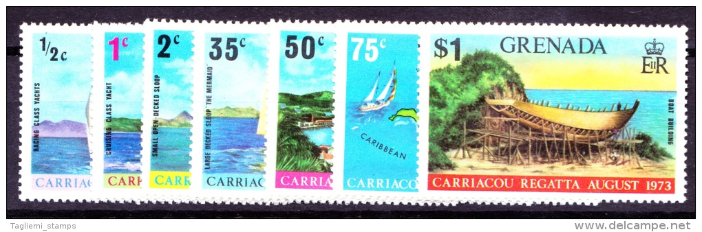 Grenada, 1973, SG 565 - 571 Set Of 7, MNH - Grenada (...-1974)