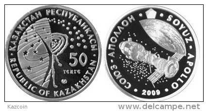 2009  Kazakhstan Kasachstan - Space Set - Spaceships "Soyuz – Apollo” - Kazakhstan