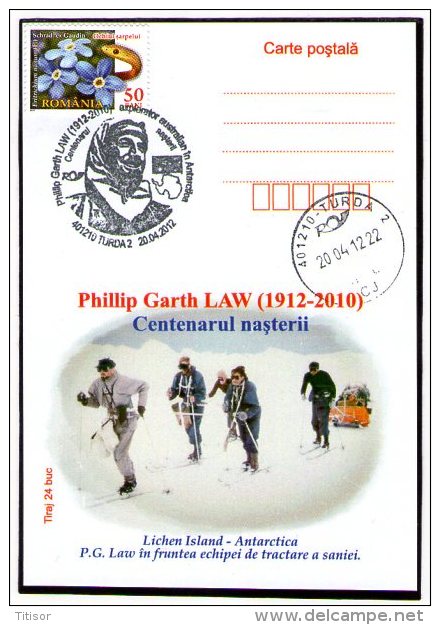 Phillip Garth Law - 100Th Aniversary .  Turda 2010. - Polar Exploradores Y Celebridades