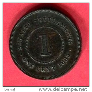 VICTORIA 1 CENT 1883 TB 13 - Malaysie