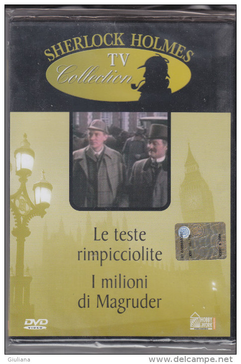 DVD Nuovo Sherlock Holmes "Le Teste Rimpicciolite - I Milioni Di Magruder" Nuovo Da Edicola - Crime