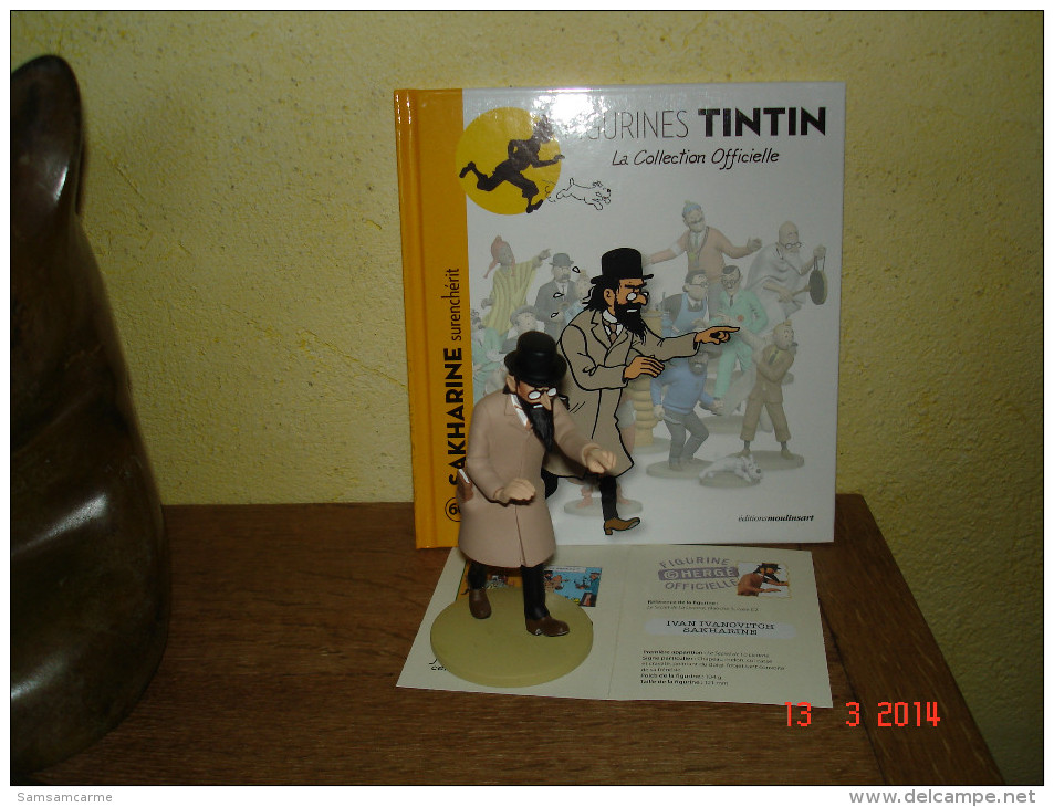 EDITION MOULINSART     IVAN IVANOVITCH SAKHARINE SURENCHERIT DANS TINTIN ET LE SECRET DE LA LICORNE - Tintin