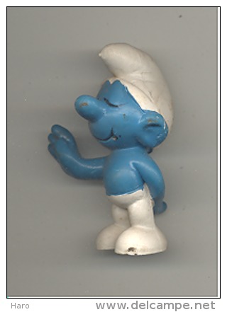 STROUMPH En Latex (W Germany) Avec Le Label "Peyo "  - BD - Figurines En Plastique