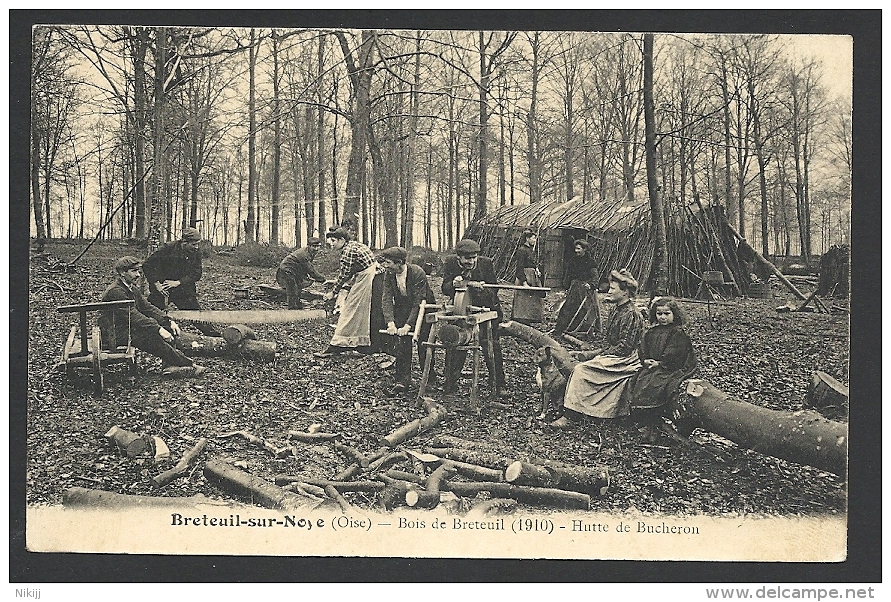 * Breteuil Sur Noye - Hutte De Bucherons - Superbe Scène - Breteuil