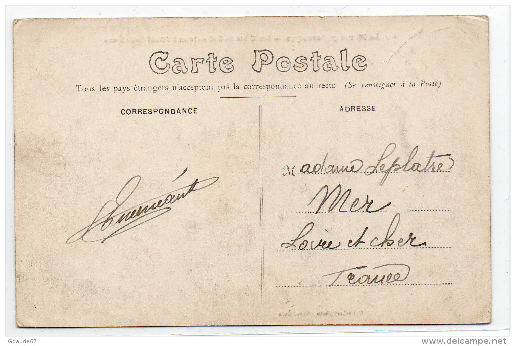 CP Avec CACHET MILITAIRE  "COMPAGNIE DU MAROC" - Militärstempel Ab 1900 (ausser Kriegszeiten)