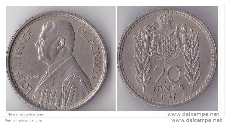 Monaco 20 Franchi 1947 - 1922-1949 Louis II