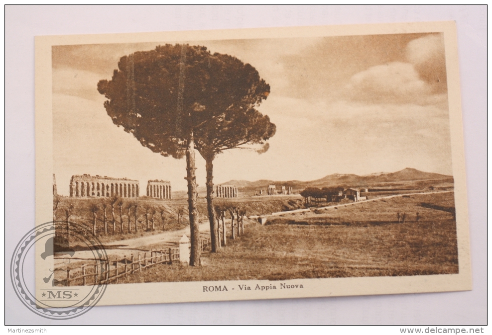 Postcard Italy - Rome/ Roma - Via Appia Nuova - Edited G. Di Veroli - Uncirculated - Multi-vues, Vues Panoramiques