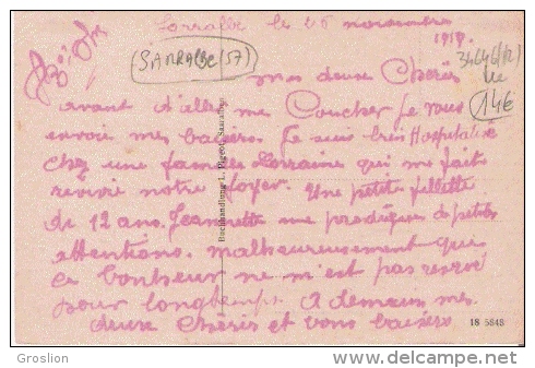 SAARALBEN (SARRALBE) (LOTHRINGEN) PANKRATIUSTRASSE 1919 - Sarralbe