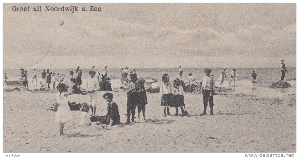 Groet Uit Noordwijk A. Zee (1917)  - Strand , Badmode - Zuid-Holland / Nederland - Noordwijk (aan Zee)