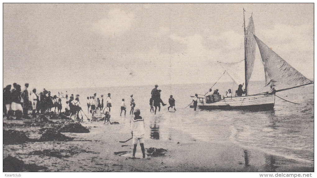 Noordwijk Aan Zee  - Strandgezicht ( Zeilsloep, Badmode, Kinderen)  - Zuid-Holland / Nederland - Noordwijk (aan Zee)