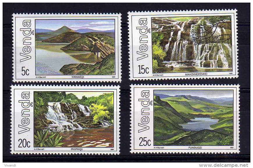 Venda - 1981 - Lakes &amp; Waterfalls - MNH - Venda