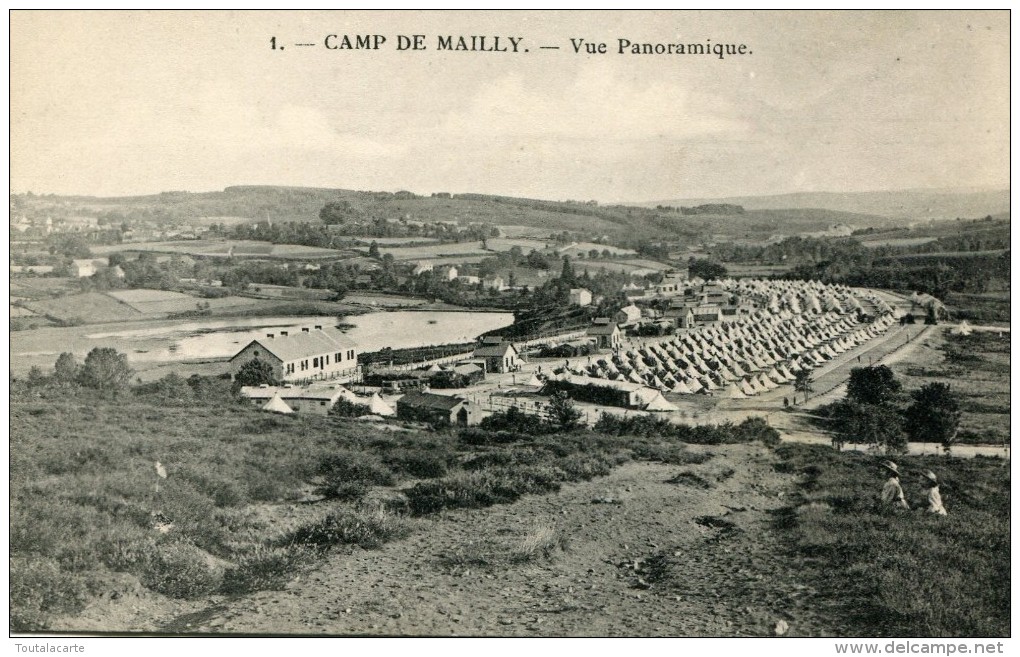 CPA MILITARIA  CAMP DE MAILLY VUE PANORAMIQUE - Autres & Non Classés