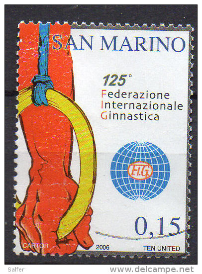 2006  SAN MARINO Federazione Internazionale Ginnastica  Usati - Oblitérés