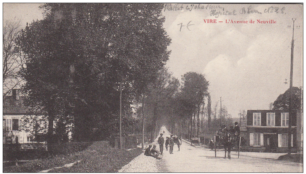 CPA 14 Vire - L'avenue De Neuville - Vire