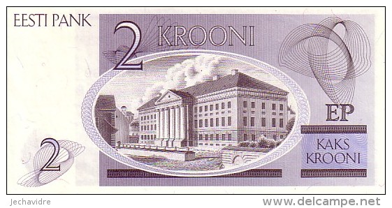 ESTONIE  2 Krooni  Daté De 1992   Pick 70 A           ***** QUALITE  XF+ ***** - Estonia