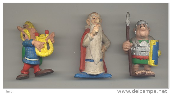 BD " Astérix Et Obélix " - Lot De 3 Figurines Bully ( W Germany) Dargaud 74 - Figurines En Plástico