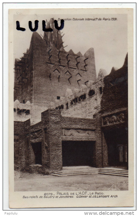 DEPT :75 : Exposition Coloniale 1931 : Palais De L A O F , Le Patio - Expositions