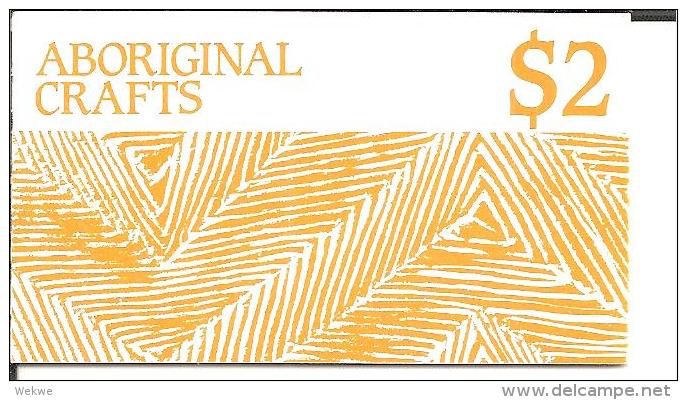 AUSTRALIEN - Heftchen/ Native Art Booklet With 6 Stamps - Carnets