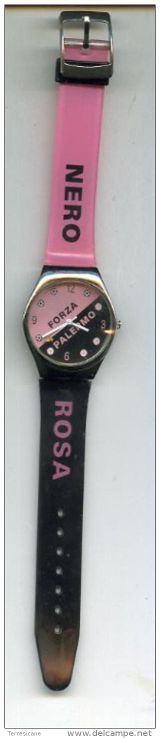 X OROLOGIO DA POLSO NERO ROSA FORZA PALERMO CON CUSTODIA NON USATO NECESSITA BATTERIA - Montres Modernes