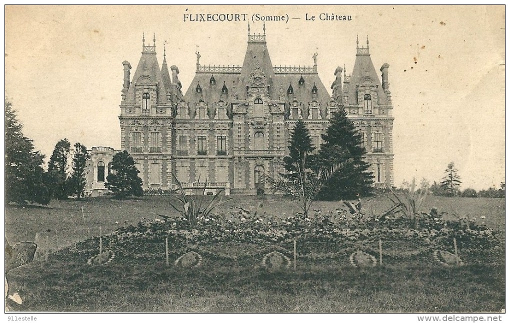 80 FLIXECOURT  - Le Chateau   ( Voir Verso ) - Flixecourt