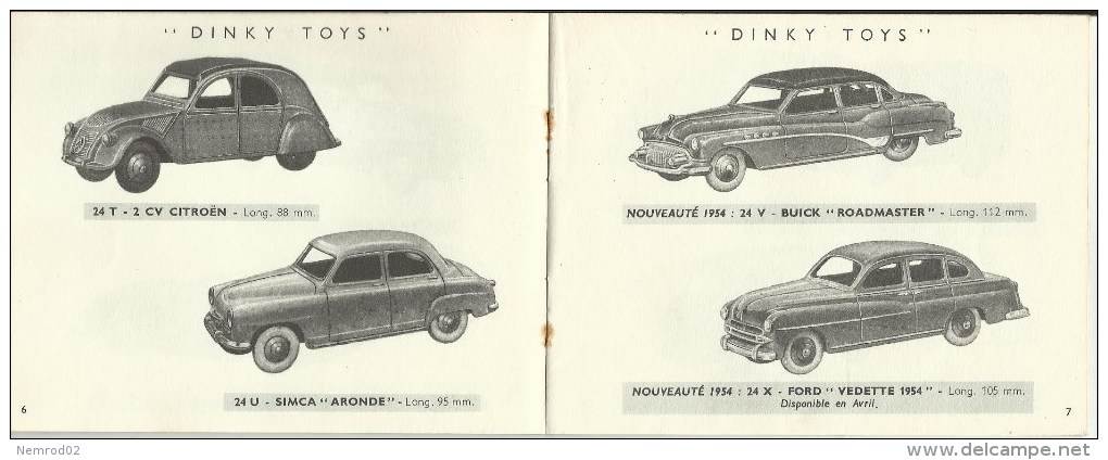 DINKY TOYS - Catalogue 1954 MECCANO - Autres & Non Classés