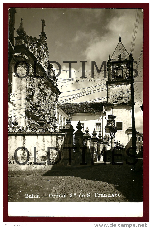 BAHIA - ORDEM 3A DE SAO FRANCISCO - 1950 REAL PHOTO PC - Otros