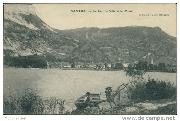 01 NANTUA / Le Lac, La Ville Et Le Mont / - Nantua