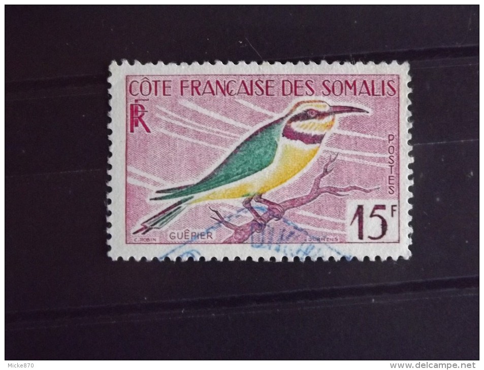 Cote Des Somalis N°298 Oiseaux Guépier - Oblitérés