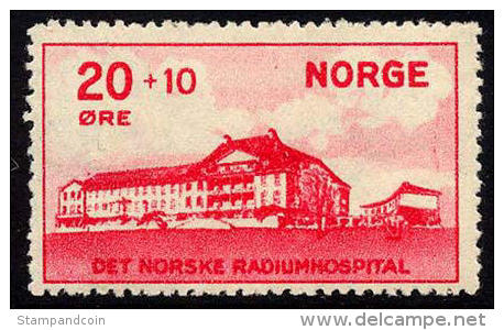 Norway B4 Mint Hinged Radium Hospital Semi-Postal From 1931 - Nuevos