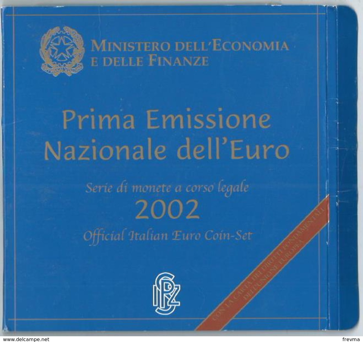 Italie 2002 Coffret Série Brillant Universel - Italie